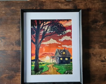 Sunset - Acrylic on canvas