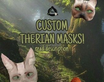 Custom therian feline masks !