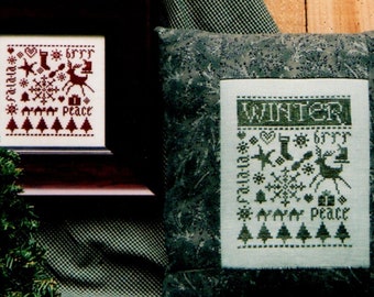 Random Thoughts of Winter, Cross Stitch Patterns by Erica Michaels Needleart Designs