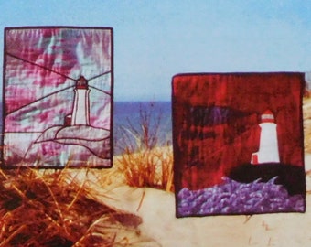 Lighthouse Wall Quilt Pattern 16 x 20 inches