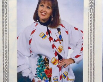 Toy Soldier Jacket Easy Iron-On Pattern F-327 by Debbie Rodgers Sweatshirt Jacket