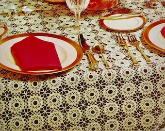 Priscilla Tablecloths and Bedspreads 1969 Coats & Clark's Book No 193 Crochet Knitting Patterns