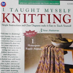 Boye) I taught myself Knitting Kit for Beginners with DVD