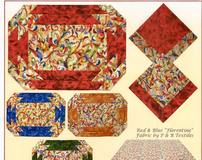 Table Graces Pattern JD01 by Jean Dunn Designs, Placemats, Lined