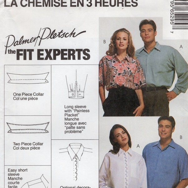 Unisex Shirt McCalls 3-Hour Pattern 6529 size XXL Chest 46 48 Palmer Pletsch UNCUT