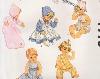 15.5 and 17 Inch Doll Clothes McCall's Sewing Pattern 7775 UNCUT, Vintage 1981