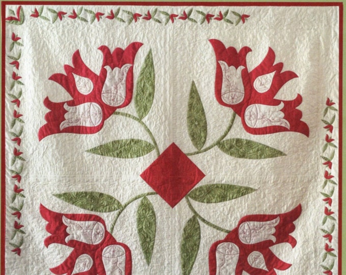 TULIP FLOURISH Quilt Pattern From Nestlings by Robin 74 Inch Etsy