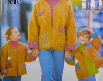 Misses and Child's My Family & Me Jacket Butterick Sewing Pattern 5733 UNCUT