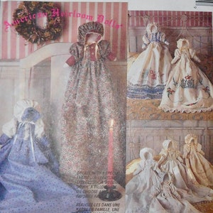 Heirloom Dolls McCalls Sewing Pattern 5515  UNCUT 13 inch Soft Doll and Gowns