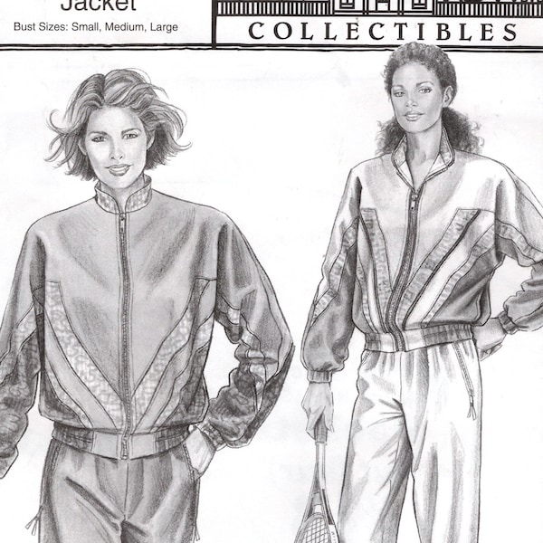 Stretch & Sew Ann Person Sewing Pattern 1066 Windjammer Jackets, Chest / Bust Sizes 30 32 34 36 38 40 42 44 46