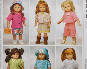 18 Inch Doll Clothes McCall's Crafts Pattern 3216 Gotz Time to Dream UNCUT