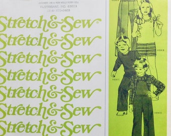 Stretch & Sew Ann Person Sewing Pattern 874 Children's Pants and Shorts Hip Sizes 22 23 24 25 26 27 28