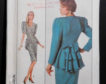 Vintage Simplicity 8855 Sewing Pattern Skirt Bust 36 38 40 42 Size 14 16 18 20 RR Vest UNCUT Misses Celtic Costume Shirt Beret