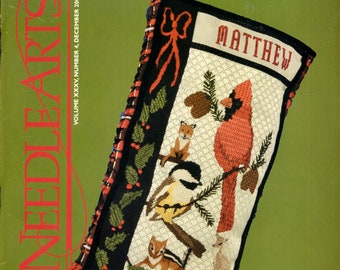 Needle Arts EGA December 2004 Vol XXXV Issue 4 Hand Weaving, Stockings, Blackwork