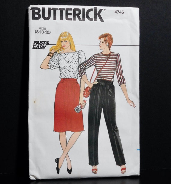 Butterick 6022 Misses Pants Sewing Pattern Size 6-10 for sale online | eBay