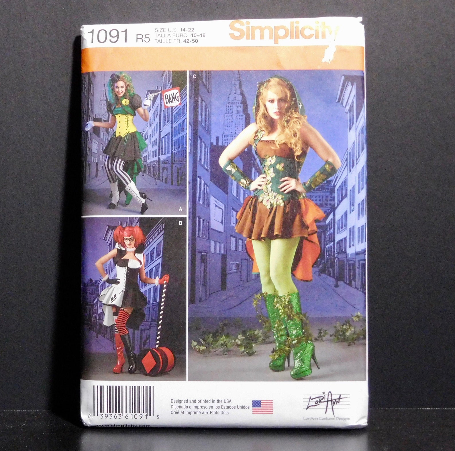Simplicity Misses Super Villainess Cosplay Costumes Pattern | Etsy