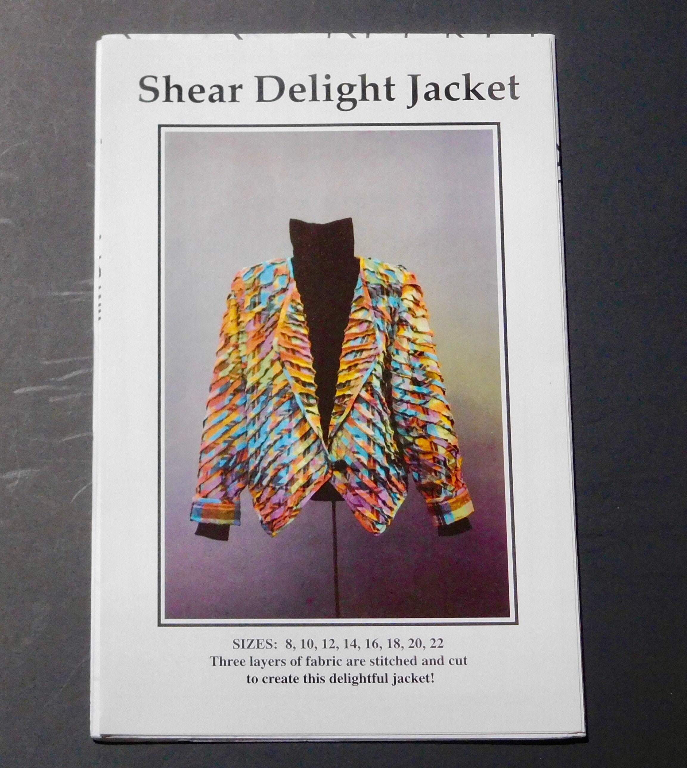 Shear Delight Jacket CNT Sewing Pattern Sizes 8 to 22 UNCUT Etsy