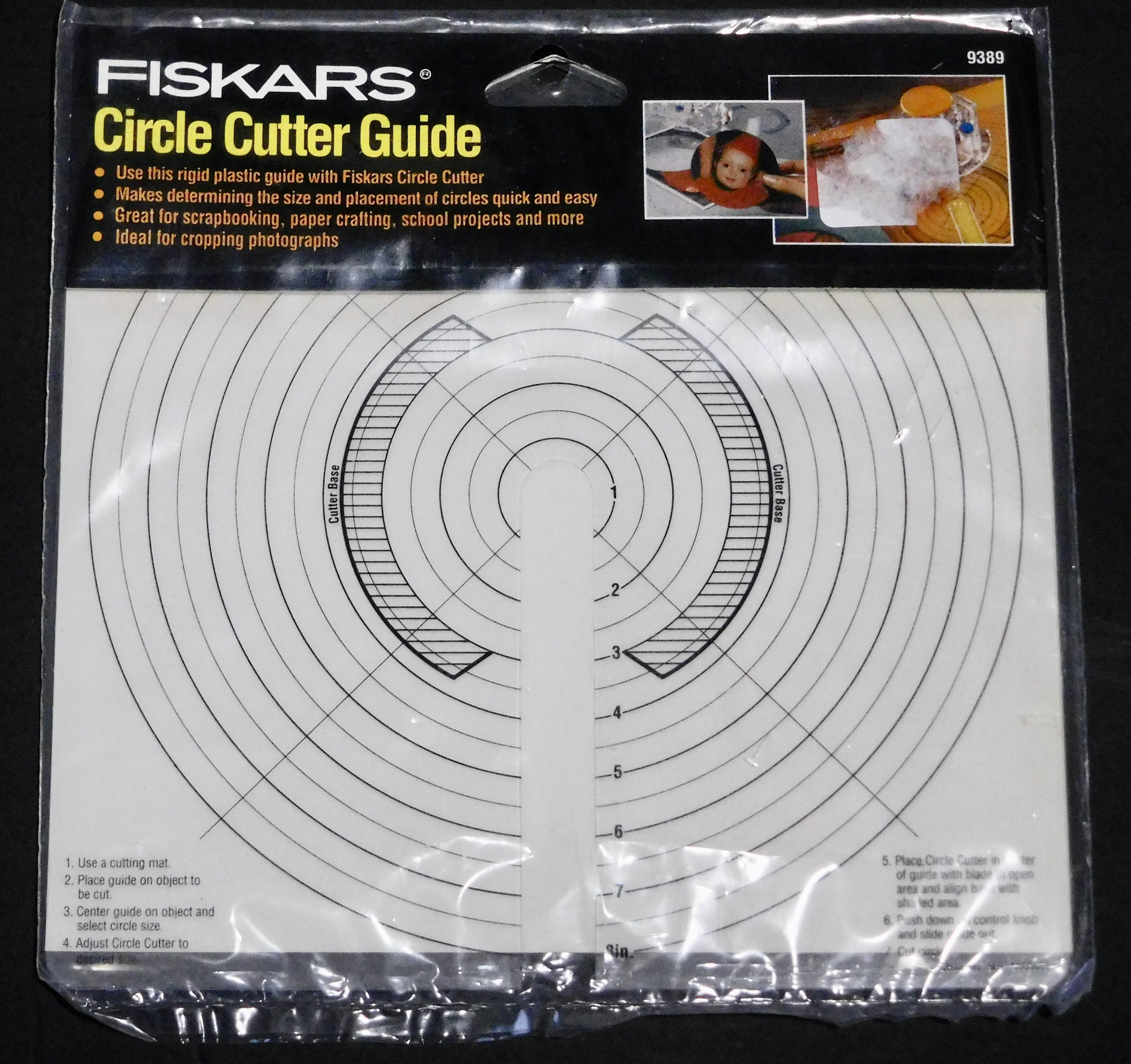Fiskars Circle Cutter Guide 9389 New Unopened