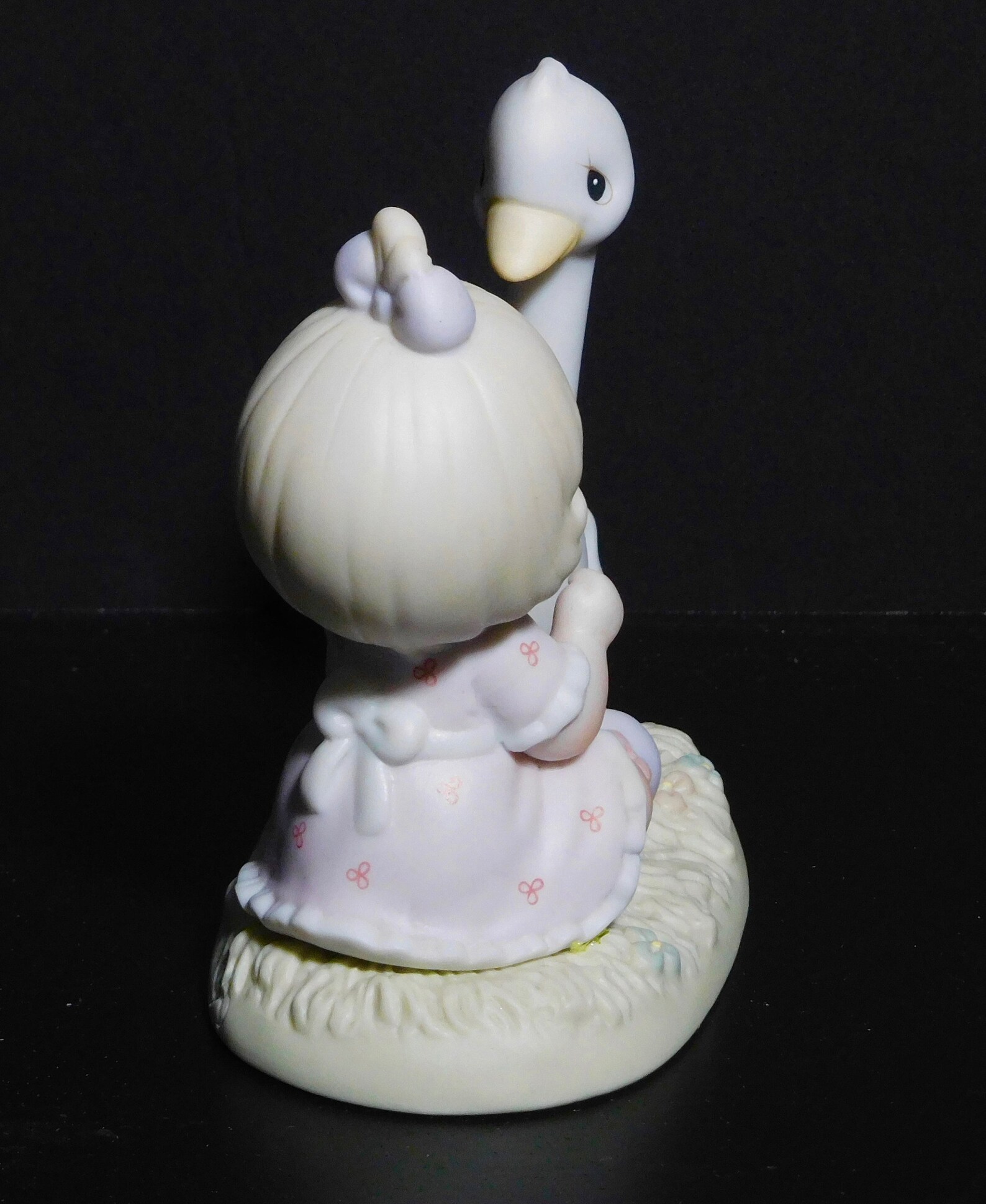 Precious Moments Sitting Girl with Goose Figurine Make a Etsy
