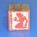 Vintage 1960s Snow White Wood Block Letter M