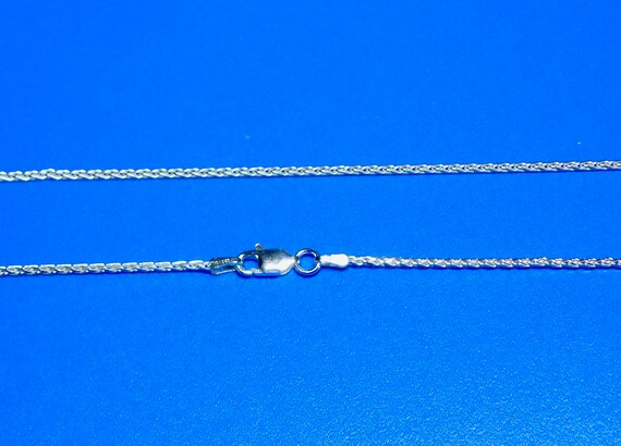 1.5mm Sterling Antiqued Wheat Chains - 16 1.5mm Sterling Antiqued Wheat Chains - 16