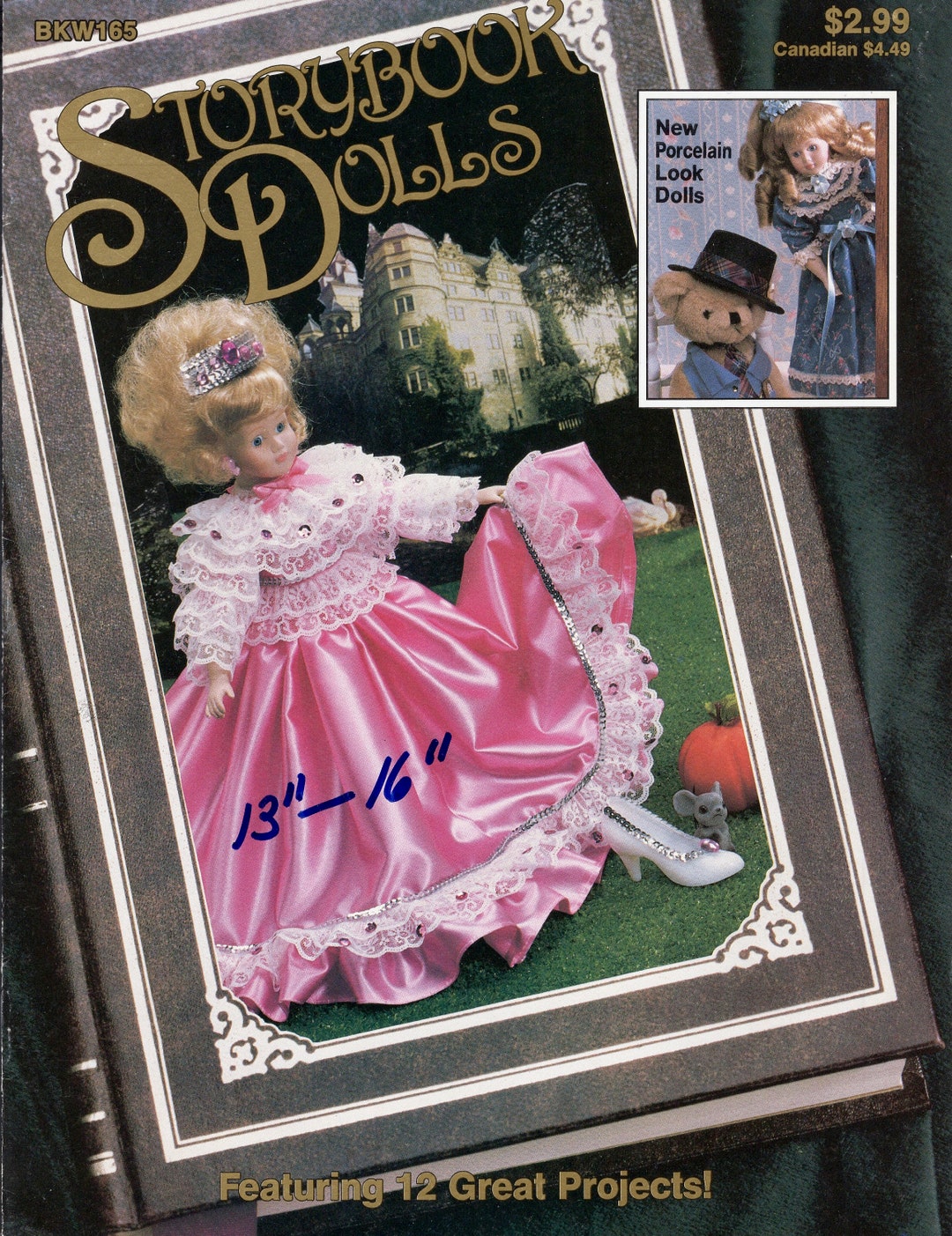Storybook Dolls, Doll Clothes Patterns, Fits 13 to 16 Inch Dolls, Book ...