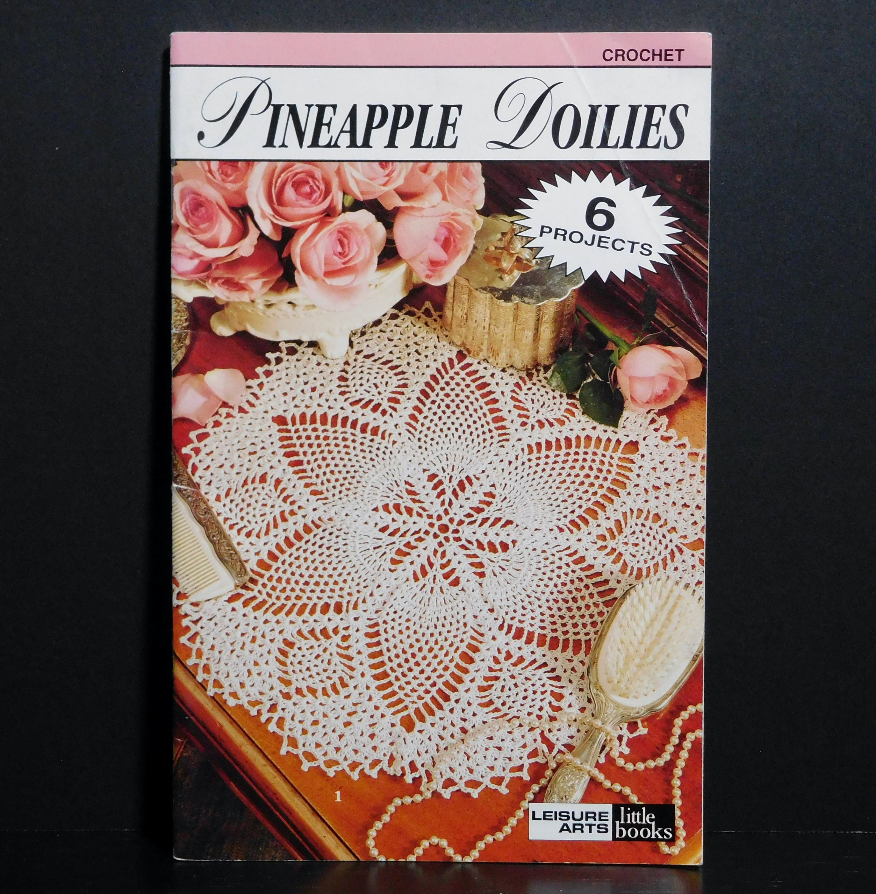 Pineapple Doilies Designs to Crochet Leisure Arts Little Etsy 日本