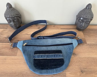 Sac banane en jeans taille L