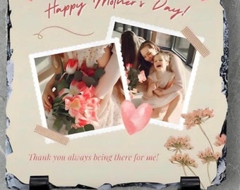 Mother's Day Love: Personalised Photo Slate