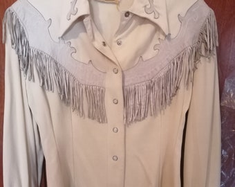 1950s Cowgirl western blouse