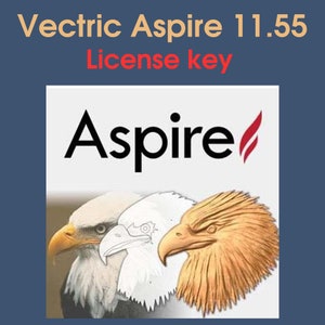 Vectric Aspire 11.55 | License Key | Full Version | CNC Routing | Clipart pack