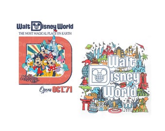 Mickey y sus amigos retro PNG, Walt World Epcot SVG (Descarga digital)