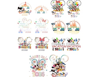 Paquete de vacaciones familiares 2026 PNG, Reunión familiar 2026 PNG, Modo vacaciones 2026 PNG, Viaje familiar 2026 PNG, Reino mágico PNG, Escuadrón de amigos PNG