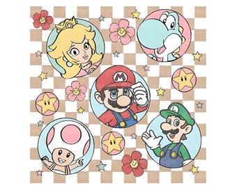 Super Mario Est. 1985 Png, Camiseta de Super Mario, Mario Est. 1985 Png, Mario Retro Png, Princesa Peach Estrella Png, Princesa Peach Mario