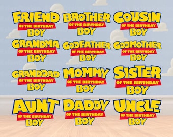 Spersonalizowane Toy Story 1. urodziny Png, Cyfrowe pobieranie urodzin Toy Story, Toy Story solenizanta, Dopasowanie Toy Story Png
