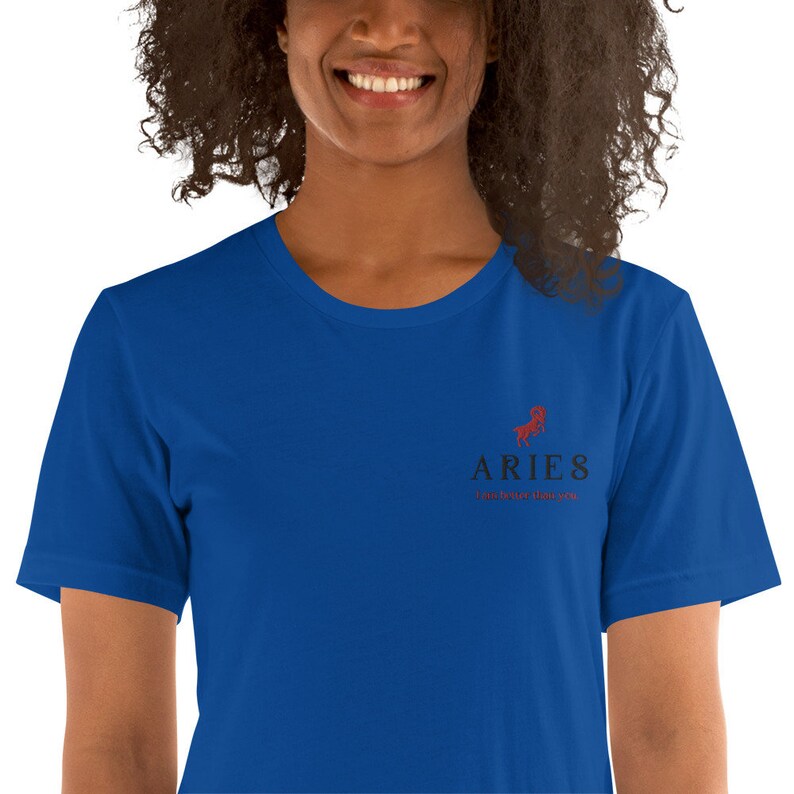 Aries Zodiac Sign T-shirt, Astrology First House, Unique Gift, Graphic ...
