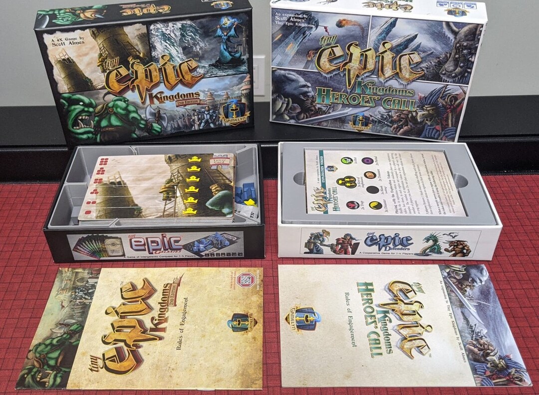 Tiny Epic Kingdoms + Heroes' Call - Deluxe Editions (unofficial