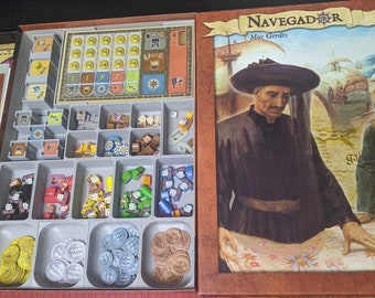 Navegador | Board Game Insert | Organizer