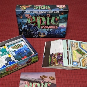 Tiny Epic Zombies Deluxe | Board Game Insert | Organizer