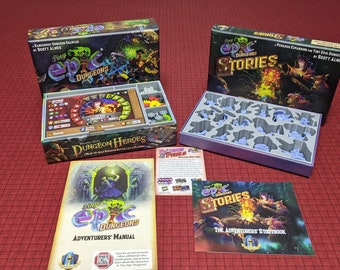 Tiny Epic Dungeons Deluxe - Minis | Board Game Insert | Organizer