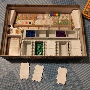 Hansa Teutonica Big Box | Board Game Insert | Organizer