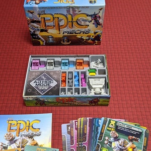 Tiny Epic Mechs | Board Game Insert | Organizer