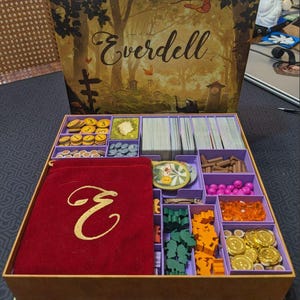 Everdell Complete (Unofficial) | Board Game Insert | Organizer
