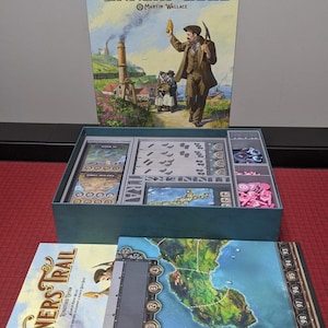 Tinner&#39;s Trail Expanded | Board Game Insert | Organizer