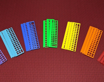 Space Base Resource Track Overlays  | Board Game Insert | Organizer
