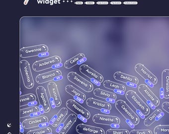 Alarm Regen Widget für StreamElements | Twitch Stream Widget | Sub-Tipp Folge Bits Raids Warnungen