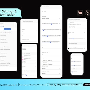 Widget per il raggiungimento degli obiettivi a tema lunare celeste / Tracker animato per lo streaming (Download digitale) immagine 5