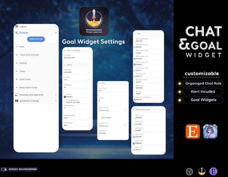 #twitchchat #neonchat #chatwidget #chatwidgettwitch #chatwidgetobs #chatwidgetstar #chatwidgetstream #chatwidgetminimal #twitchchatwidget #neonchatwidget #chatalert #sakurachat #goalwidget #goalwidgettwitch #goalwidgetstream #stargoalwidget #streamgoal #subgoal #donationgoal #twitchgoal #sakuragoal #neongoal #streamwidget #streamelements #vtuberasset #neon #neonwidget #neonstream #neonoverlay #neonvibes #neonglow #neonaesthetic #elegant #animated