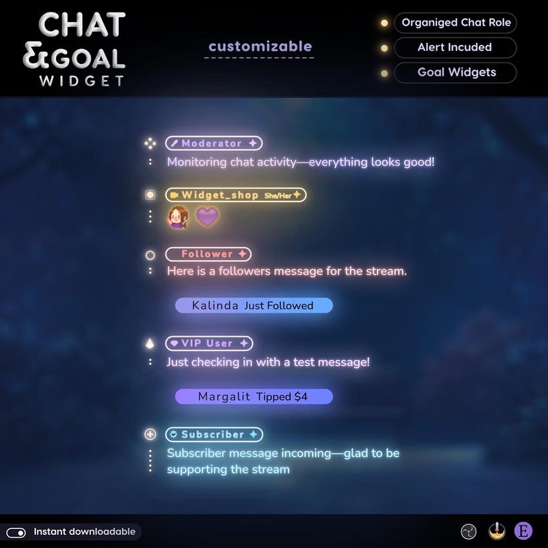 #twitchchat #neonchat #chatwidget #chatwidgettwitch #chatwidgetobs #chatwidgetstar #chatwidgetstream #chatwidgetminimal #twitchchatwidget #neonchatwidget #chatalert #sakurachat #goalwidget #goalwidgettwitch #goalwidgetstream #stargoalwidget #streamgoal #subgoal #donationgoal #twitchgoal #sakuragoal #neongoal #streamwidget #streamelements #vtuberasset #neon #neonwidget #neonstream #neonoverlay #neonvibes #neonglow #neonaesthetic #elegant #animated