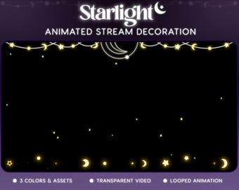 Starlight Animated Stream Dekorationen | Stream-Overlays